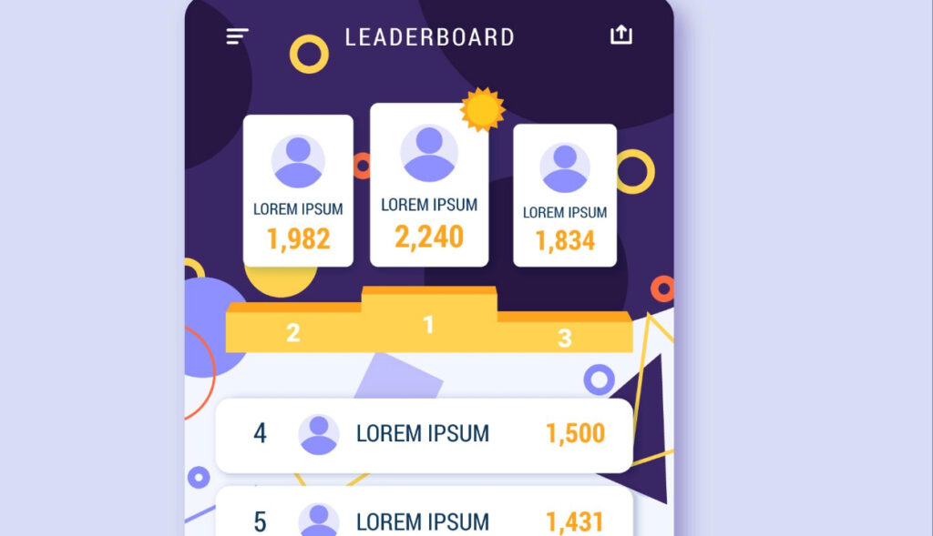 FMCG marketing gamification leaderboard competition.