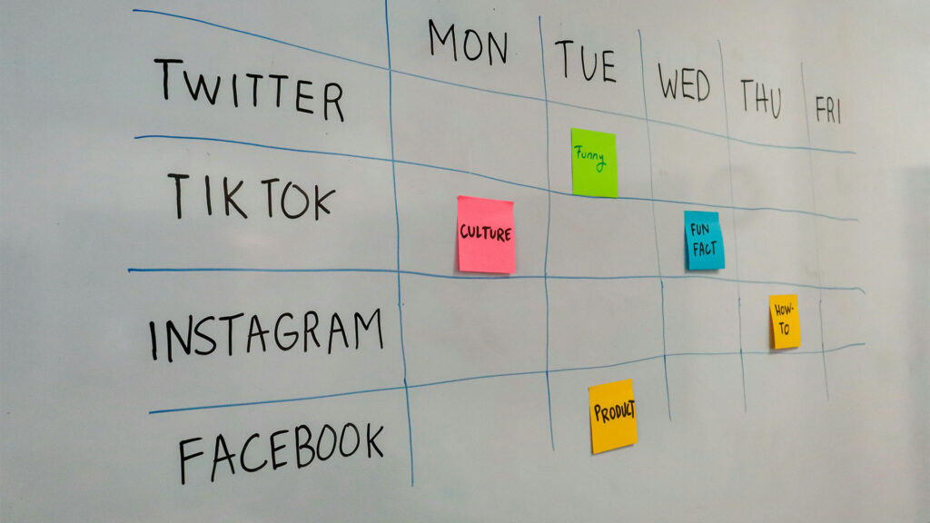 Content Calendar Follows Retail, not  social media trends